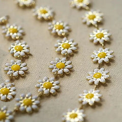 Korean Flower Daisy Clavicle Chain