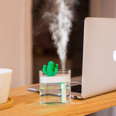 Cactus Ultrasonic Humidifier | Cute, Compact, and Perfect for Any Space